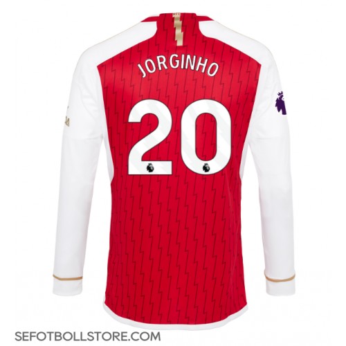 Arsenal Jorginho Frello #20 Replika Hemmatröja 2023-24 Långärmad
